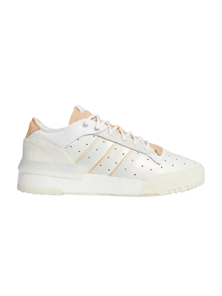 Кроссовки adidas Rivalry RM Low 'White Glow Orange' — изображение 1 из 1, белый/белый/оранжевый