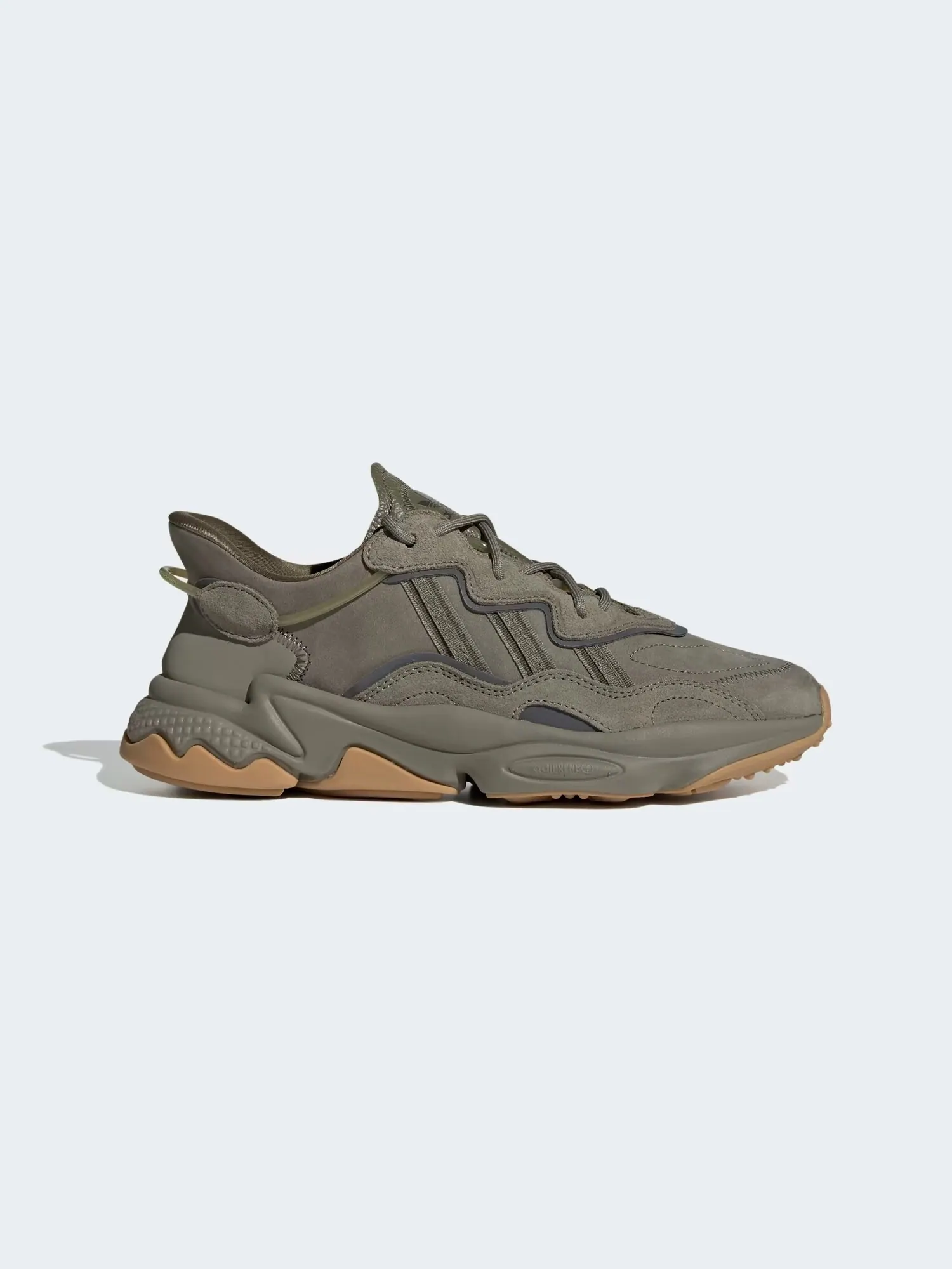 Кроссовки adidas Ozweego Trace Cargo (зеленые) — изображение 1 из 11, зеленый