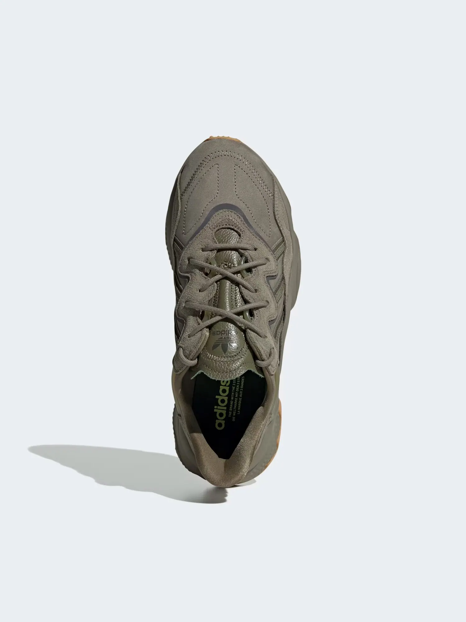 Кроссовки adidas Ozweego Trace Cargo (зеленые) — изображение 2 из 11, зеленый