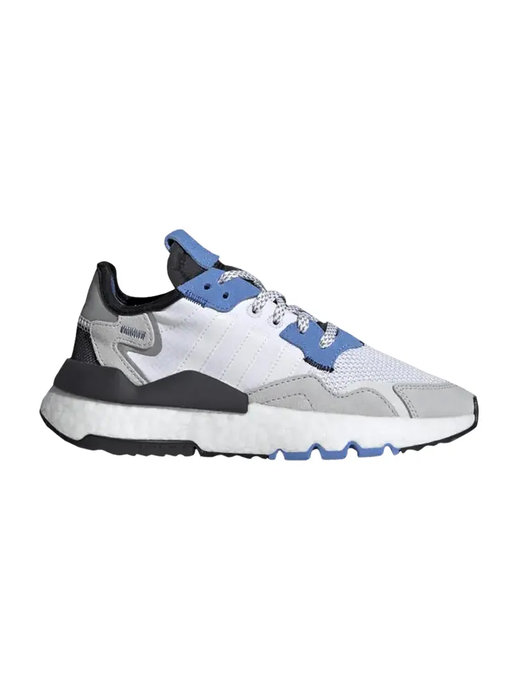 Кроссовки Adidas Nite Jogger J — изображение 1 из 1, белый синий