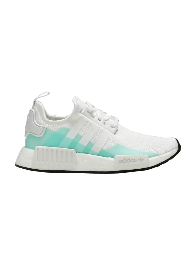 Кроссовки adidas NMD_R1 J 'White Clear Mint' — изображение 1 из 9, белый/белый/прозрачный