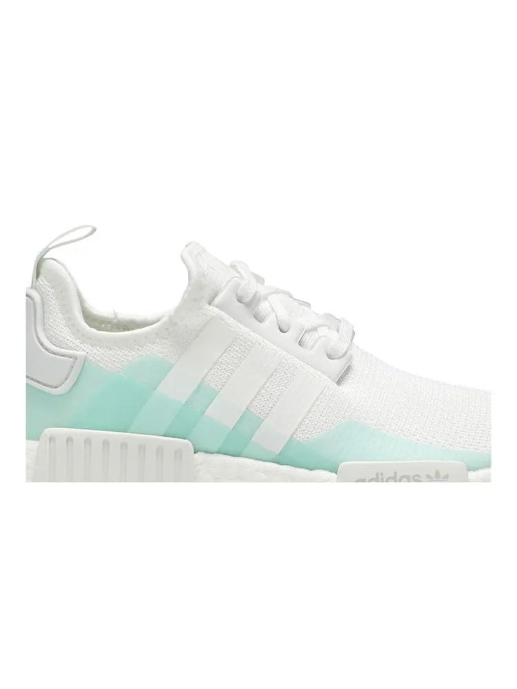 Кроссовки adidas NMD_R1 J 'White Clear Mint' — изображение 3 из 9, белый/белый/прозрачный