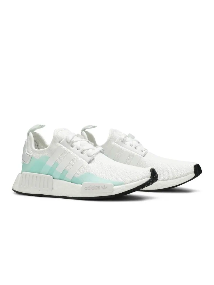 Кроссовки adidas NMD_R1 J 'White Clear Mint' — изображение 9 из 9, белый/белый/прозрачный