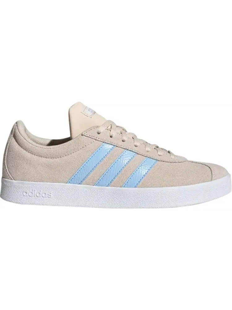 Кроссовки Adidas Wmns VL Court 2.0 'Linen Glow Blue' — изображение 1 из 1, загар