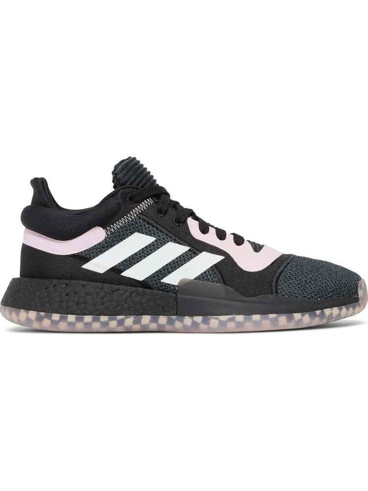 Кроссовки Adidas Marquee Boost Low 'Black Pink' — изображение 1 из 8, черный