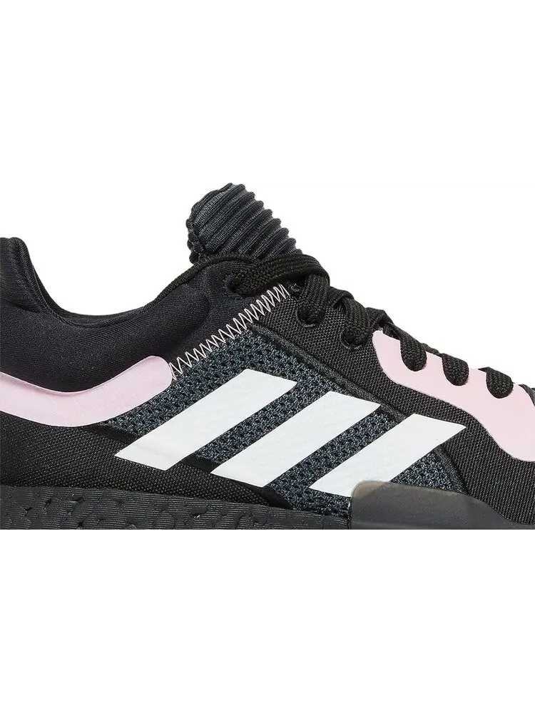 Кроссовки Adidas Marquee Boost Low 'Black Pink' — изображение 2 из 8, черный