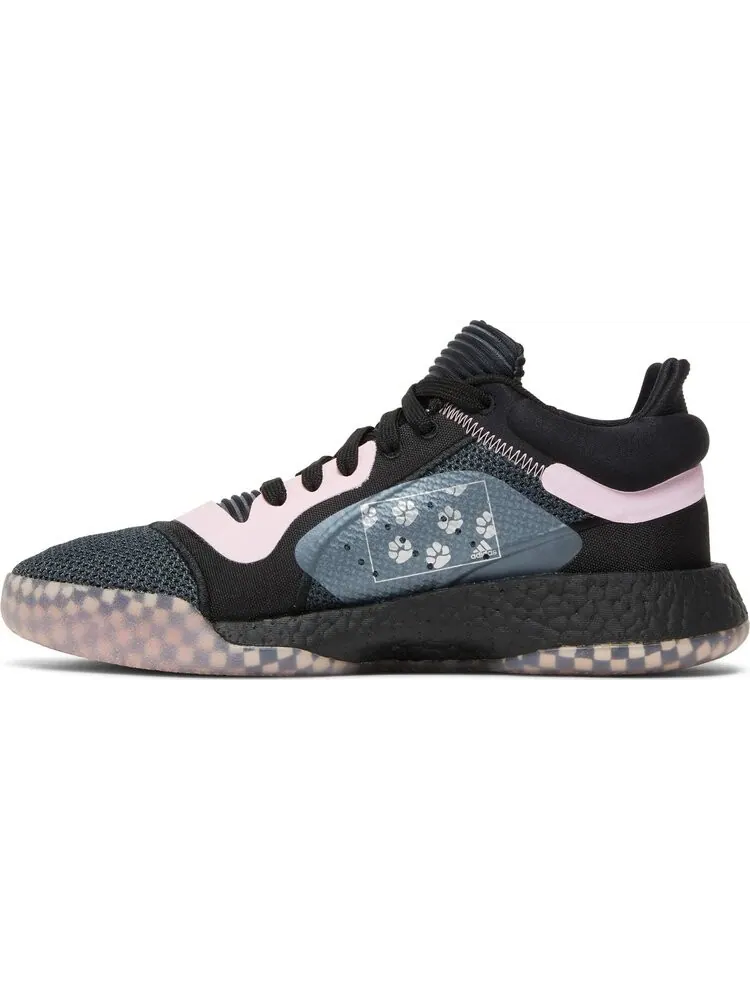 Кроссовки Adidas Marquee Boost Low 'Black Pink' — изображение 3 из 8, черный