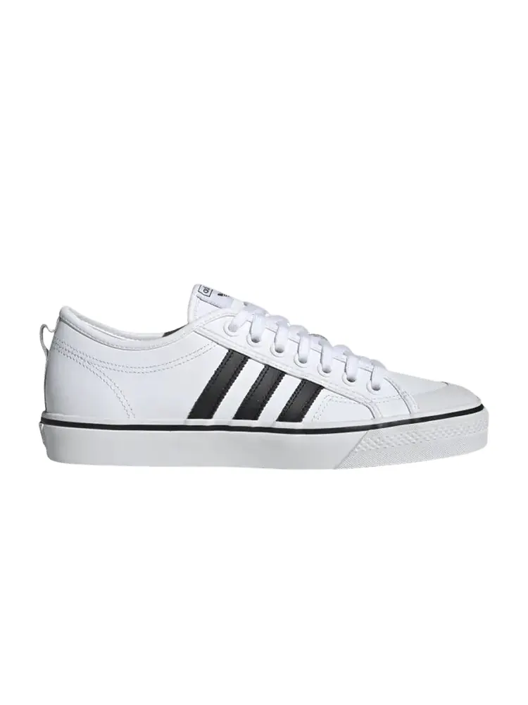 Кроссовки adidas Nizza 'White Black' — изображение 1 из 1, белый/черный/белый