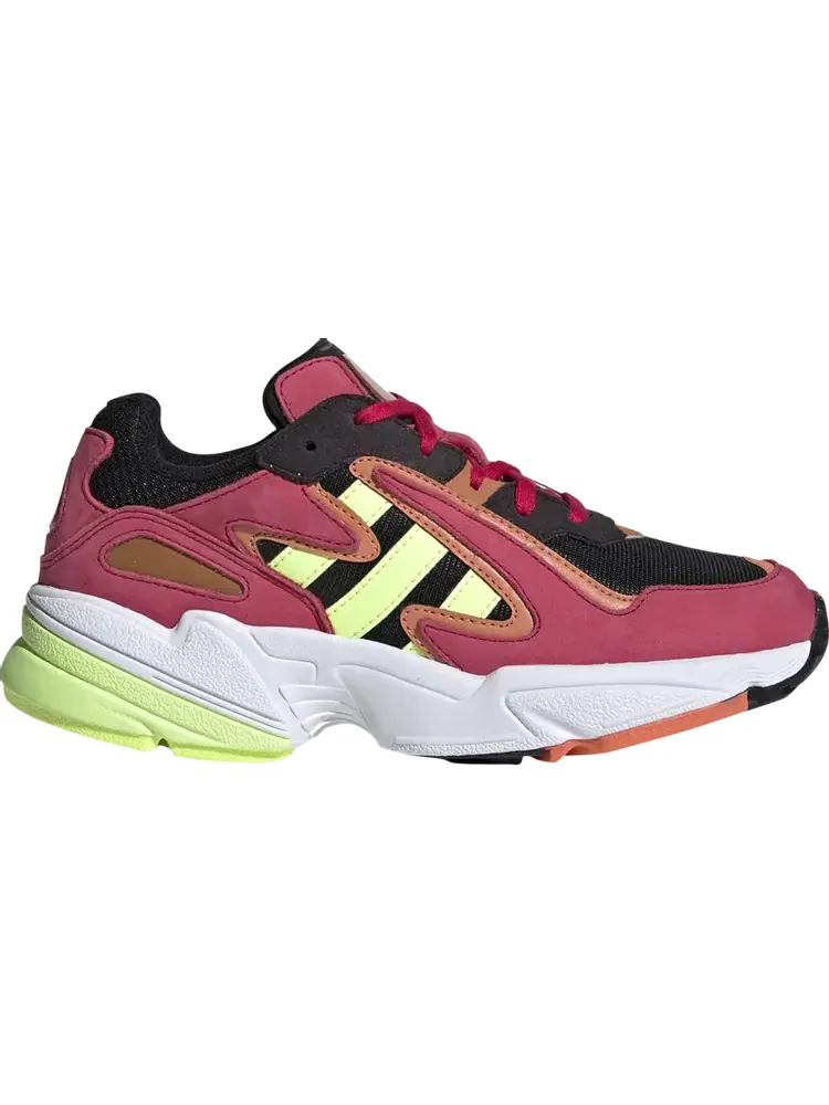 Кроссовки Adidas Yung-96 Chasm J 'Pink Hi-Res Yellow' — изображение 1 из 1, розовый