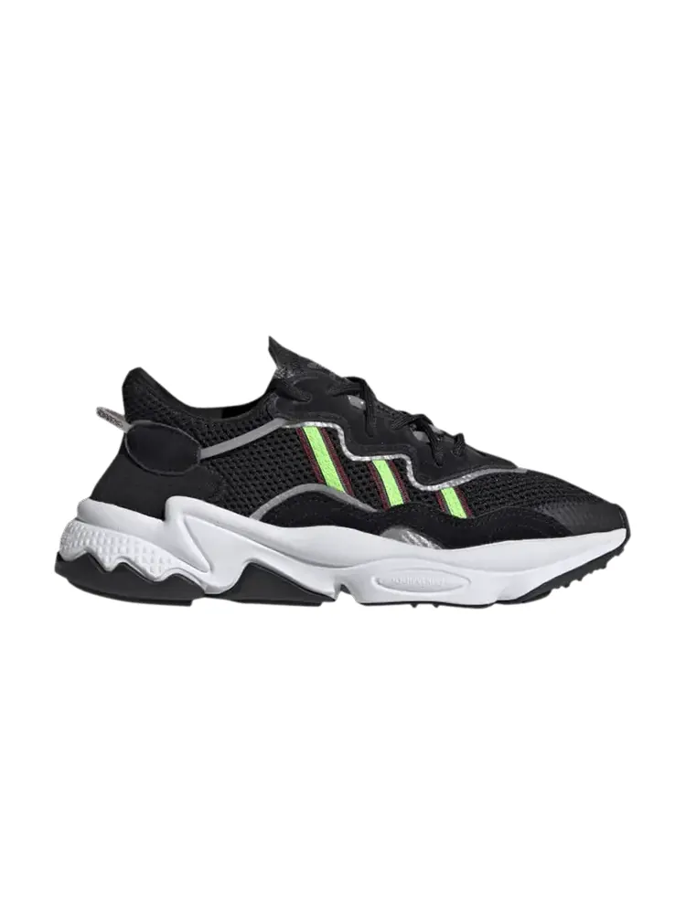 Кроссовки Adidas Ozweego J — изображение 1 из 1, черный зеленый