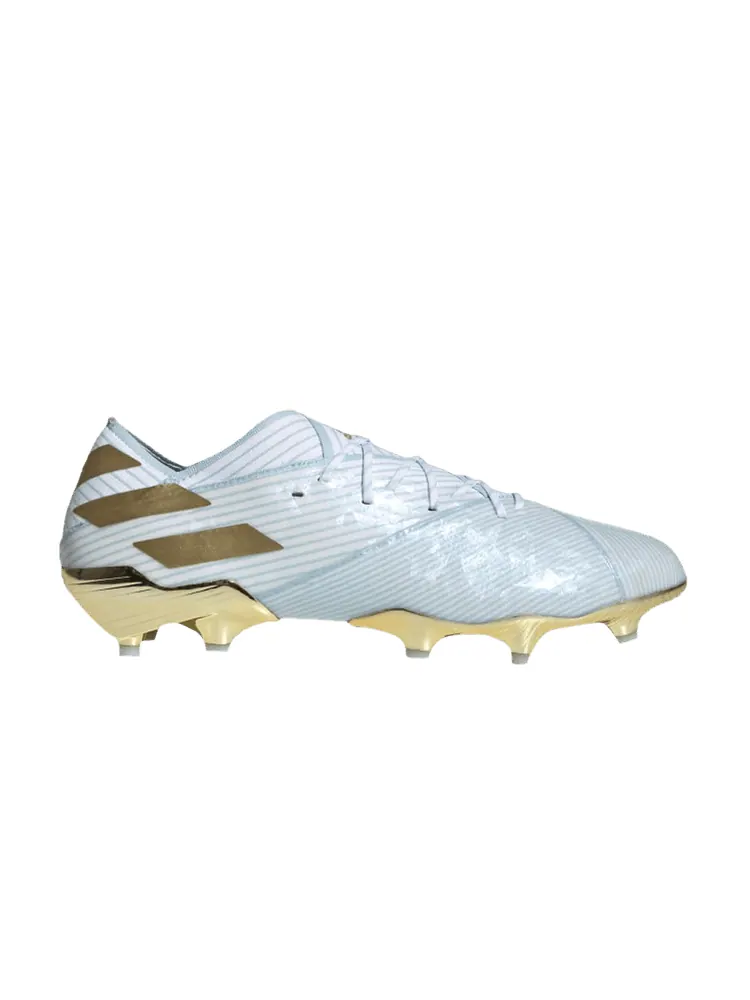 Кроссовки Nemeziz Messi 19.1 FG 15 Year 'Bold Aqua Gold' — изображение 1 из 1, голубой золотистый