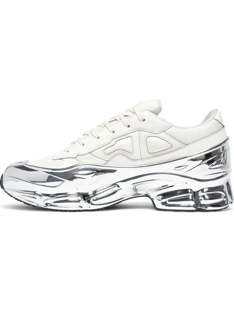 Кроссовки Adidas Raf Simons x Ozweego 'Mirrored - Cream White' — изображение 3 из 8, бежевый