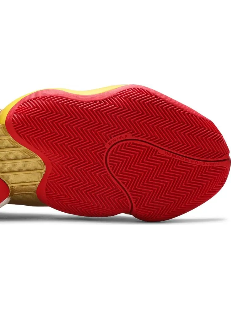 Кроссовки Adidas Pharrell x Crazy BYW — изображение 5 из 8, красный/желтый