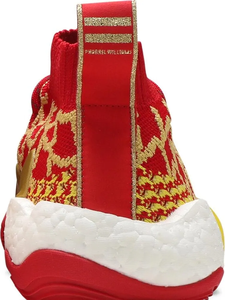 Кроссовки Adidas Pharrell x Crazy BYW — изображение 7 из 8, красный/желтый