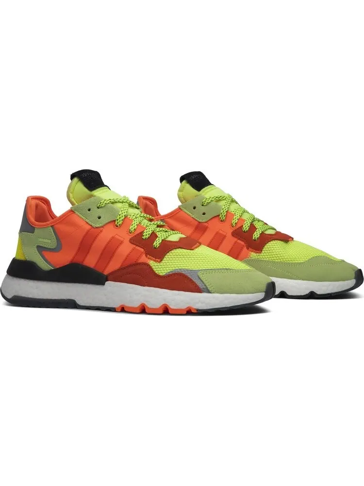 Кроссовки Adidas Size? x Nite Jogger 'Road Safety' — изображение 8 из 8, красный