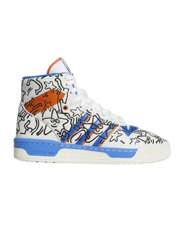 Кроссовки Adidas Keith Haring x Rivalry High 'Pop Art' — изображение 1 из 1, белый