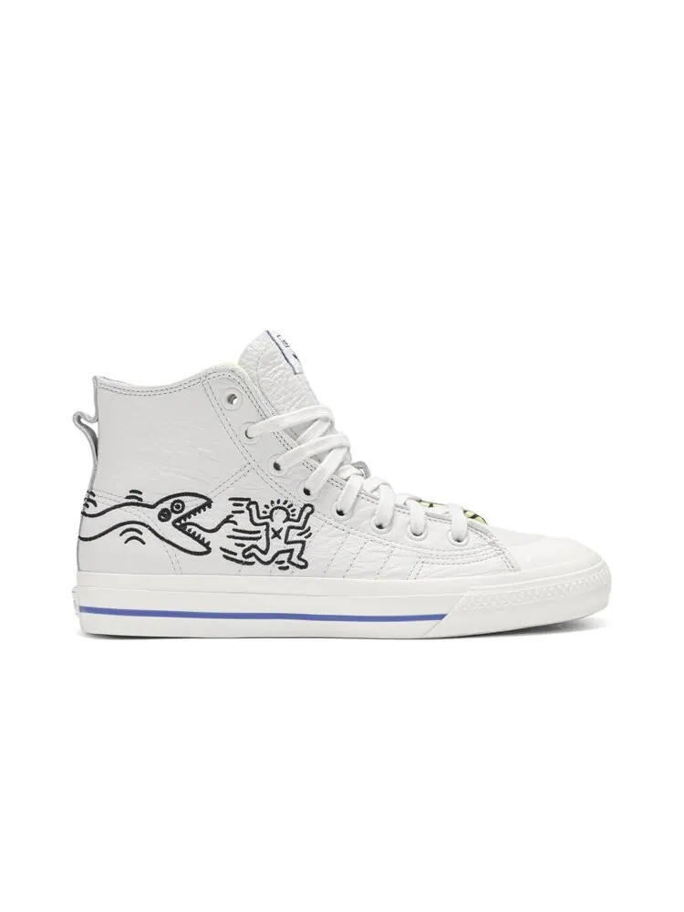 Кроссовки Adidas Keith Haring x Nizza High RF 'Pop Art' — изображение 1 из 4, белый