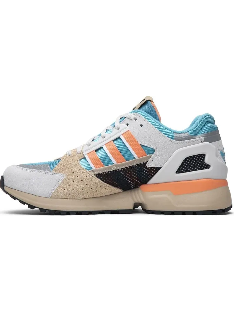 Кроссовки Adidas ZX 10000C 'Grey Coral Blue' — изображение 3 из 8, серый