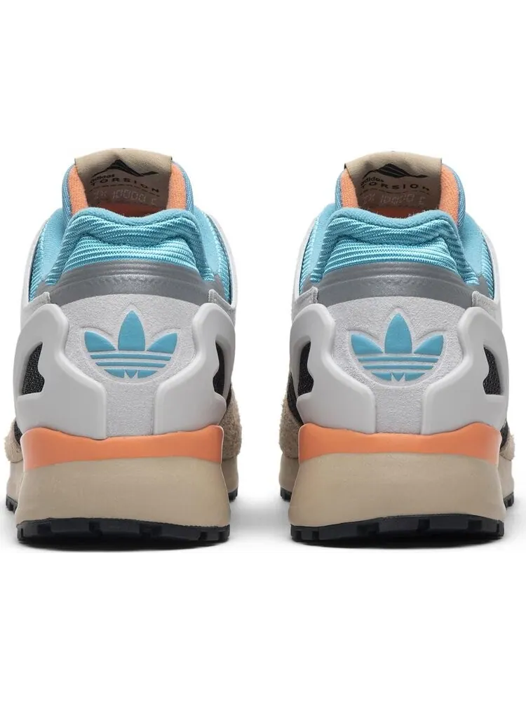 Кроссовки Adidas ZX 10000C 'Grey Coral Blue' — изображение 6 из 8, серый
