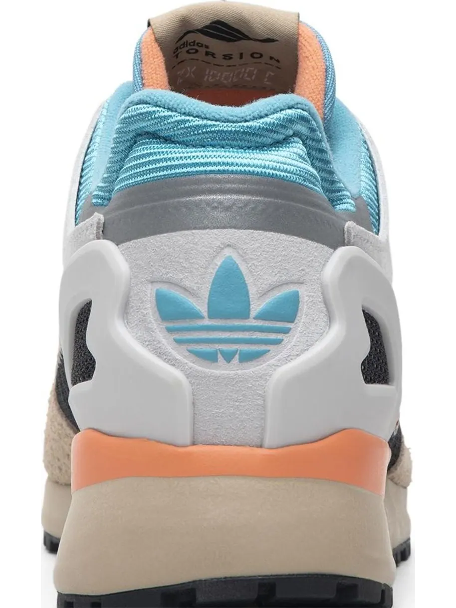 Кроссовки Adidas ZX 10000C 'Grey Coral Blue' — изображение 7 из 8, серый