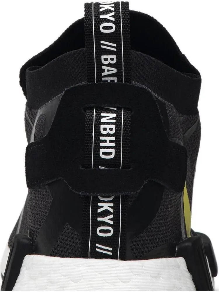 Кроссовки Adidas Neighborhood x A Bathing Ape x NMD_TS1 PK 'Stealth' — изображение 7 из 8, черный