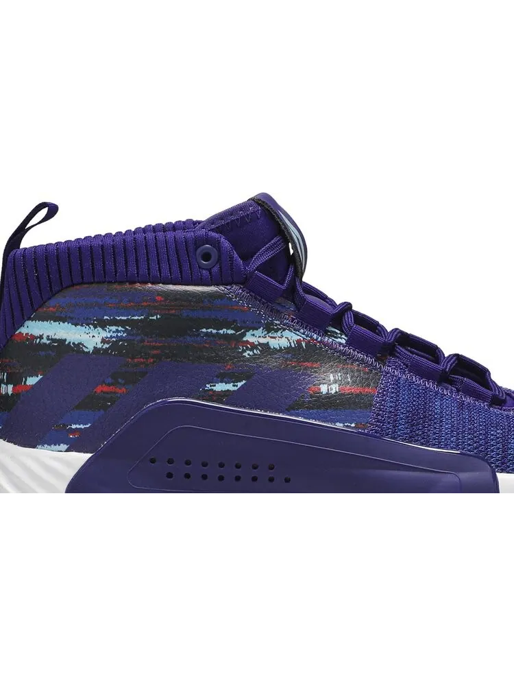 Кроссовки Adidas Dame 5 'Collegiate Purple' — изображение 2 из 8, фиолетовый