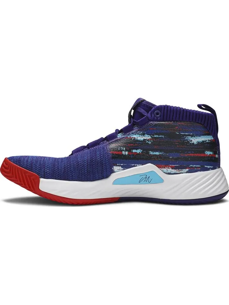 Кроссовки Adidas Dame 5 'Collegiate Purple' — изображение 3 из 8, фиолетовый