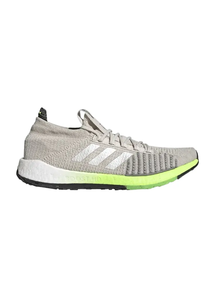 Кроссовки adidas PulseBoost HD 'Aluminium Signal Green' — изображение 1 из 1, белый/зеленый