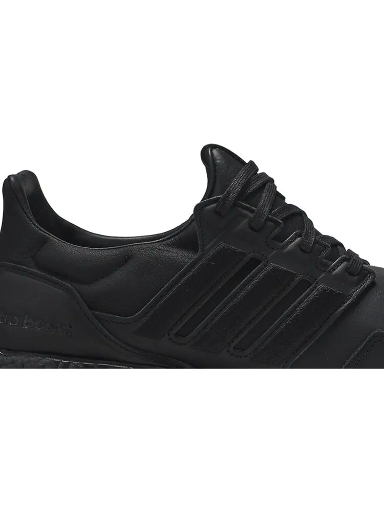 Кроссовки Adidas UltraBoost Leather 'Core Black' — изображение 2 из 8, черный
