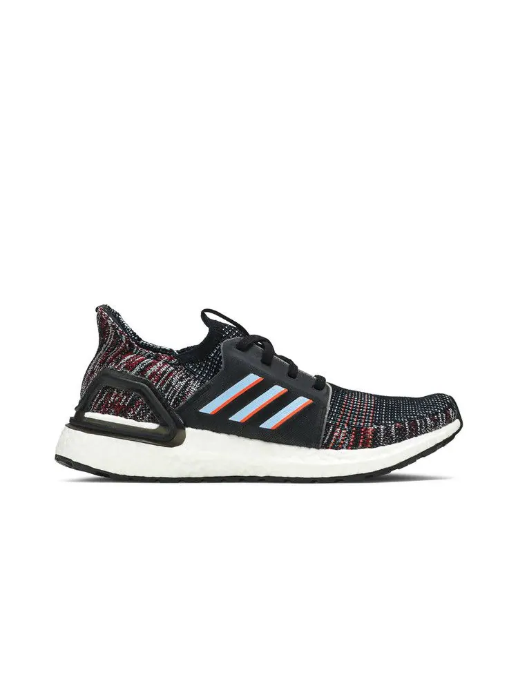Кроссовки adidas UltraBoost 19 J 'Black Multi' — изображение 2 из 9, черный/синий
