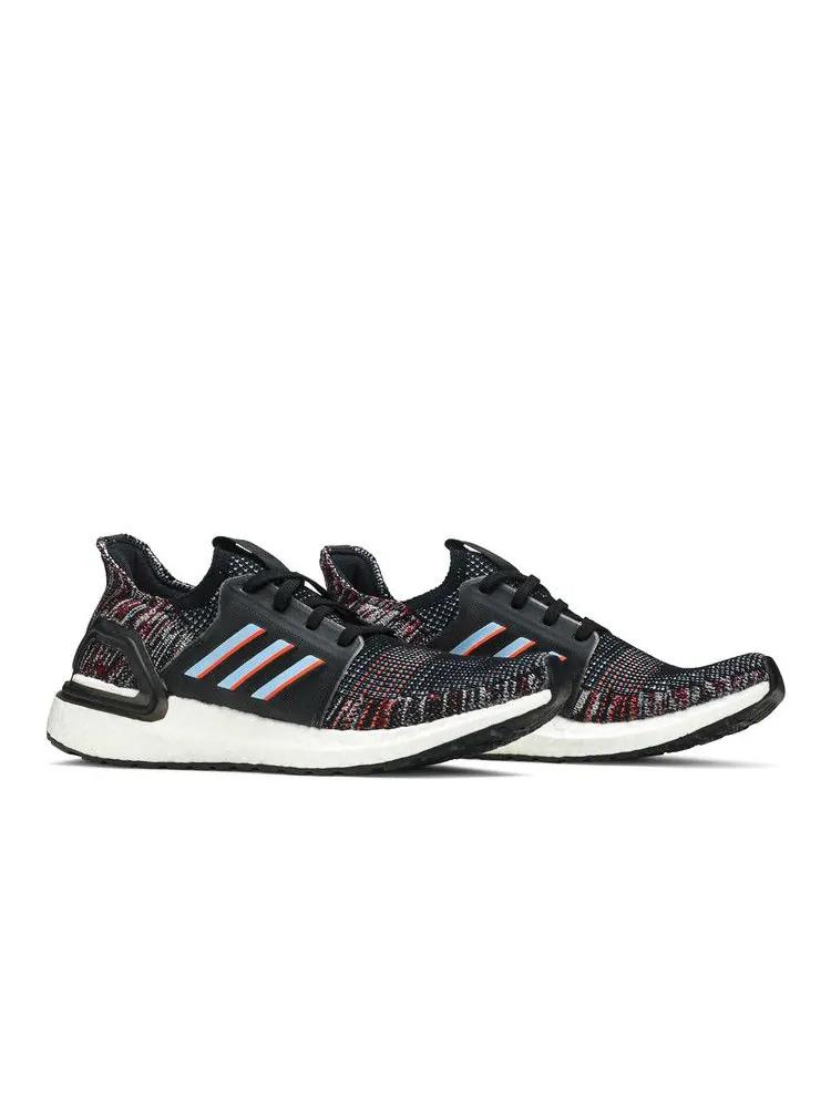 Кроссовки adidas UltraBoost 19 J 'Black Multi' — изображение 9 из 9, черный/синий