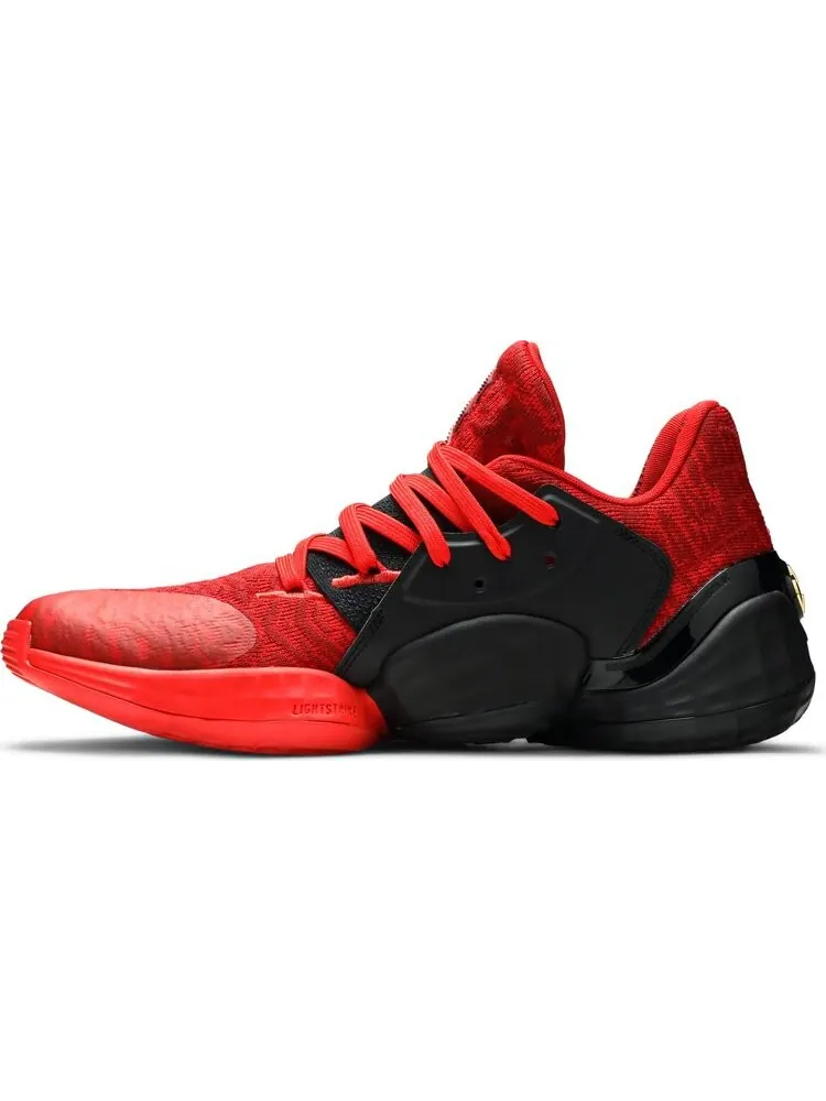 Кроссовки Adidas Harden Vol. 4 'Power Red' — изображение 3 из 8, красный