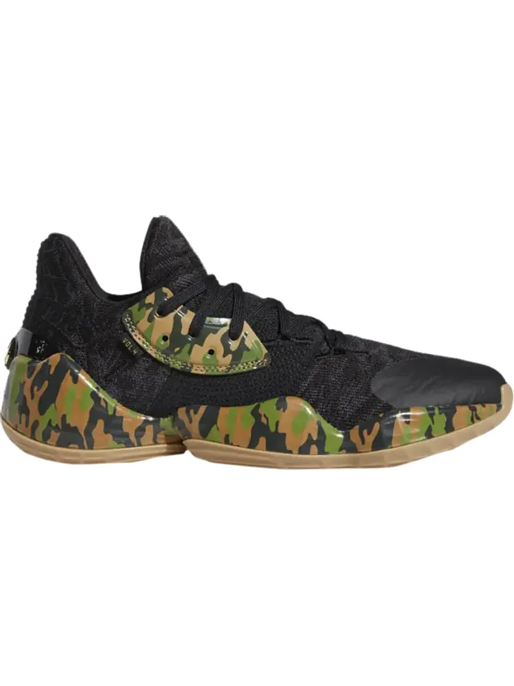Кроссовки Adidas Harden Vol. 4 'Tech Olive' — изображение 1 из 1, черный