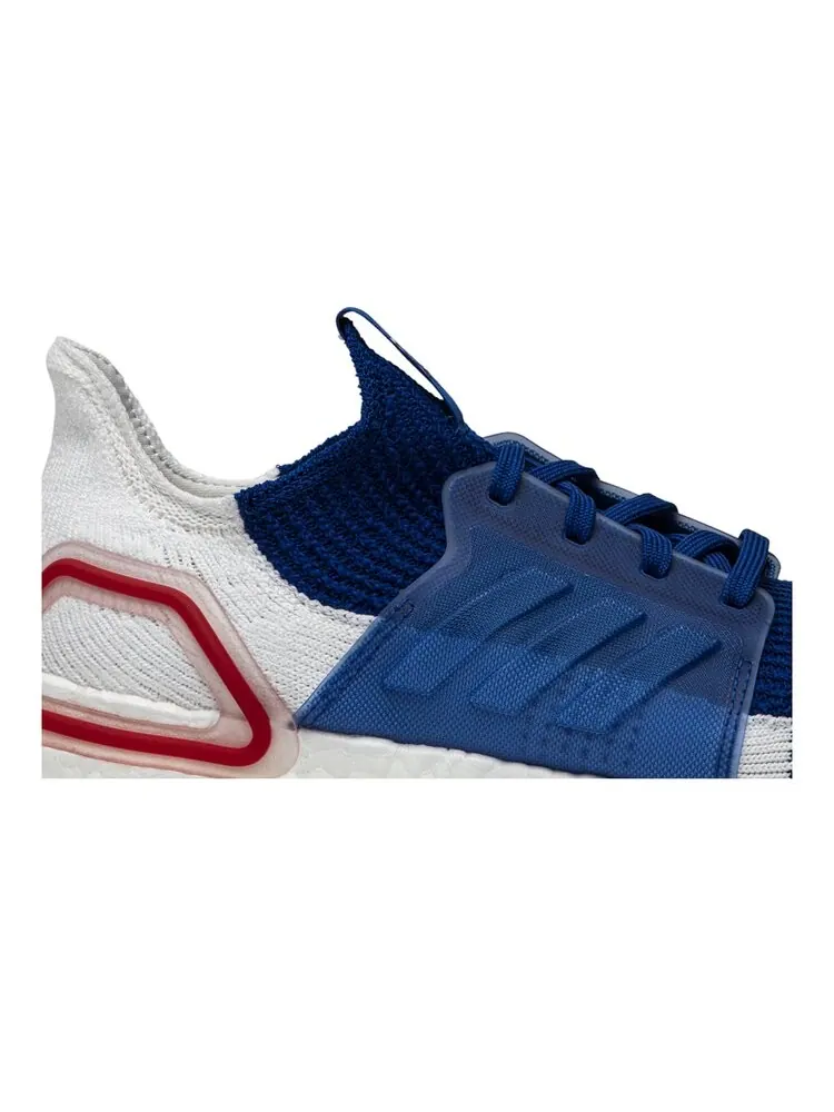 Кроссовки Adidas UltraBoost 19 'White Blue' — изображение 2 из 4, белый