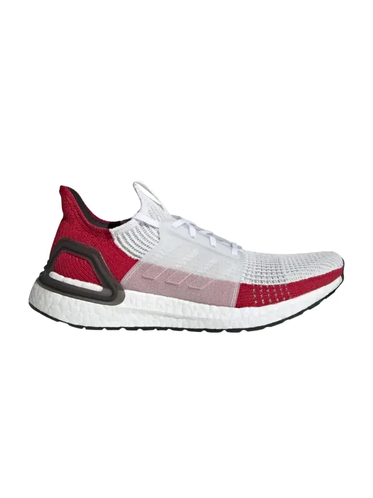 Кроссовки Adidas UltraBoost 19 'White Scarlet' — изображение 1 из 1, белый