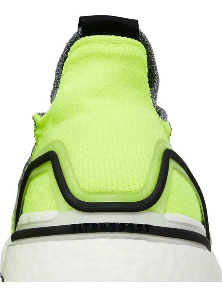 Кроссовки Adidas UltraBoost 19 'Grey Yellow' — изображение 7 из 8, серый