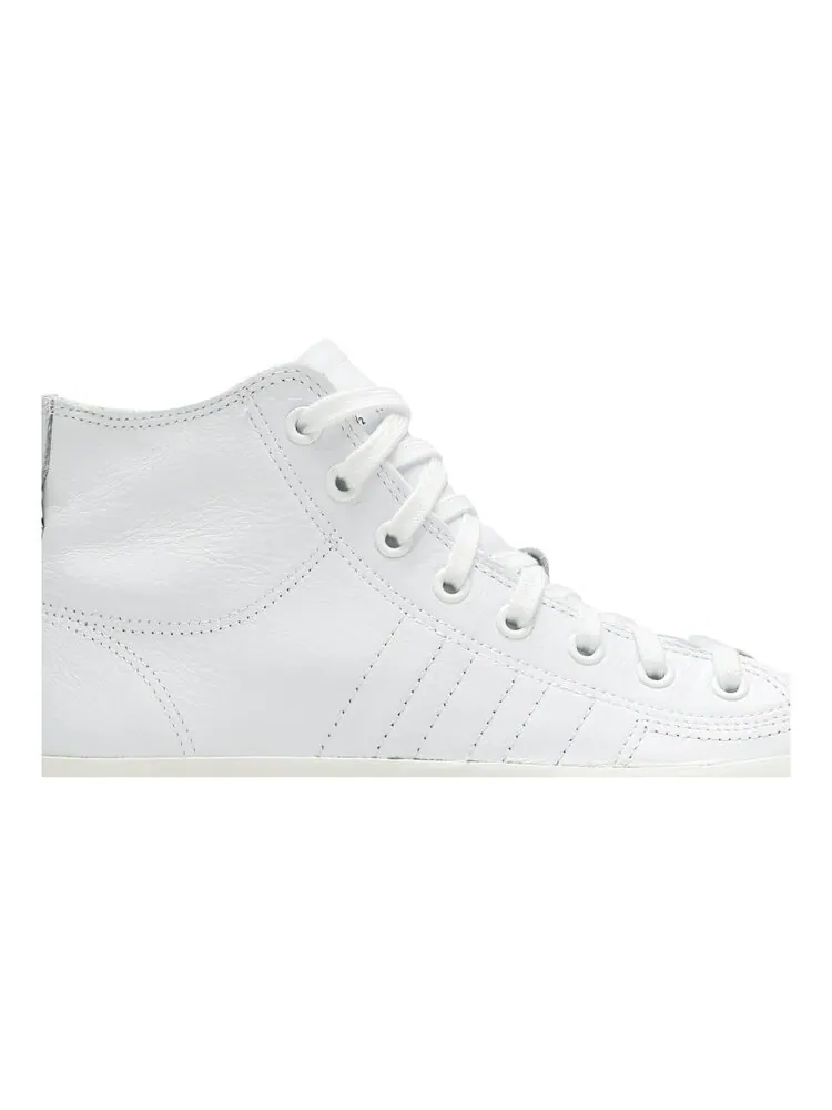 Кроссовки Adidas Nizza RF High Recon Leather 'Triple White' — изображение 2 из 4, белый