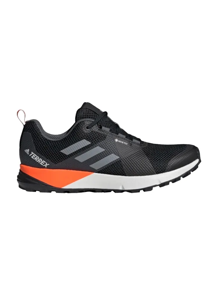 Кроссовки adidas Terrex Two GORE-TEX 'Black Grey Solar Orange' — изображение 1 из 1, черный/серый/оранжевый