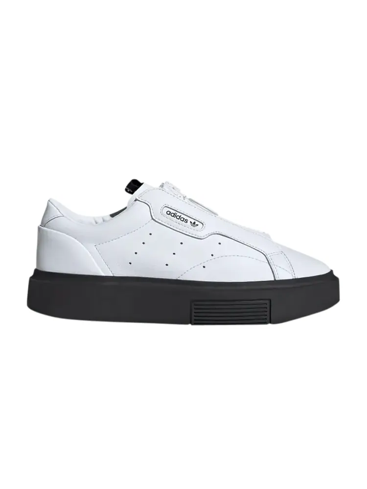 Кроссовки Adidas Wmns Sleek Super Zip 'White Black' — изображение 1 из 1, белый