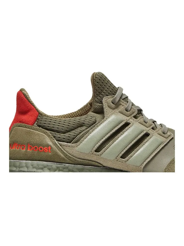 Кроссовки adidas UltraBoost S&L 'Raw Khaki' — изображение 3 из 9, хаки//красный