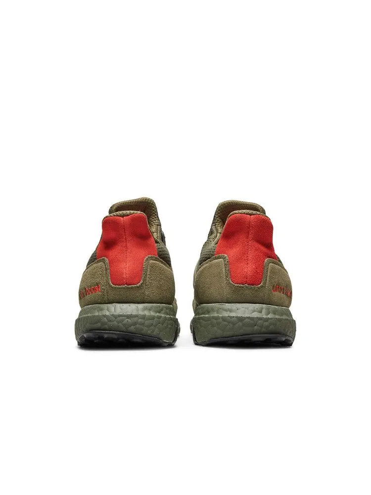 Кроссовки adidas UltraBoost S&L 'Raw Khaki' — изображение 7 из 9, хаки//красный