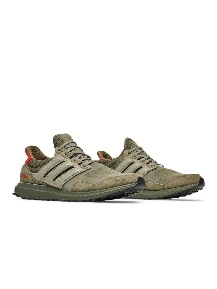 Кроссовки adidas UltraBoost S&L 'Raw Khaki' — изображение 9 из 9, хаки//красный