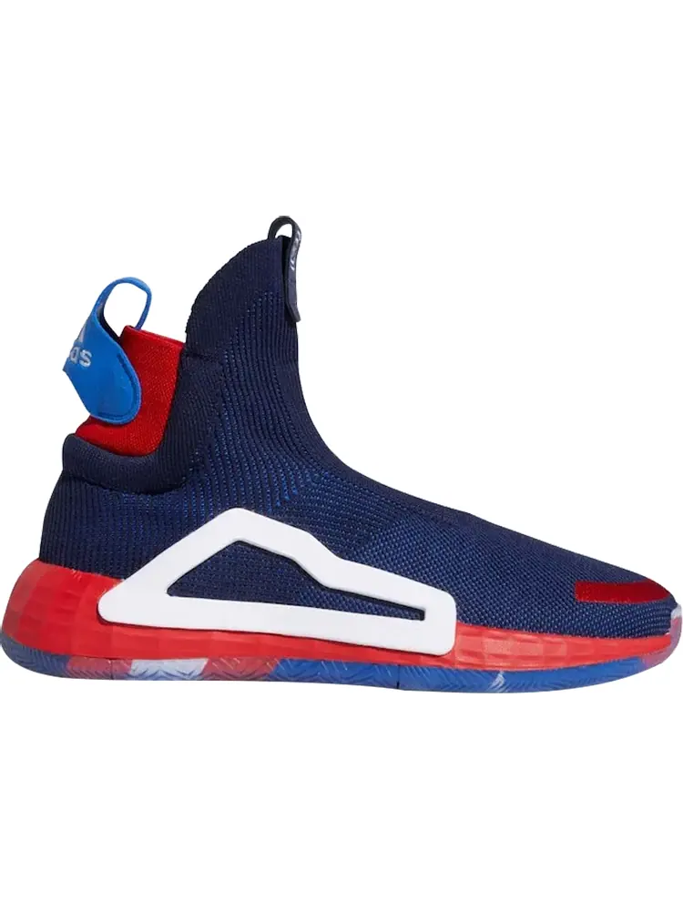Кроссовки Adidas Marvel x N3XT L3V3L 'Heroes Among Us: Captain America' — изображение 1 из 1, синий
