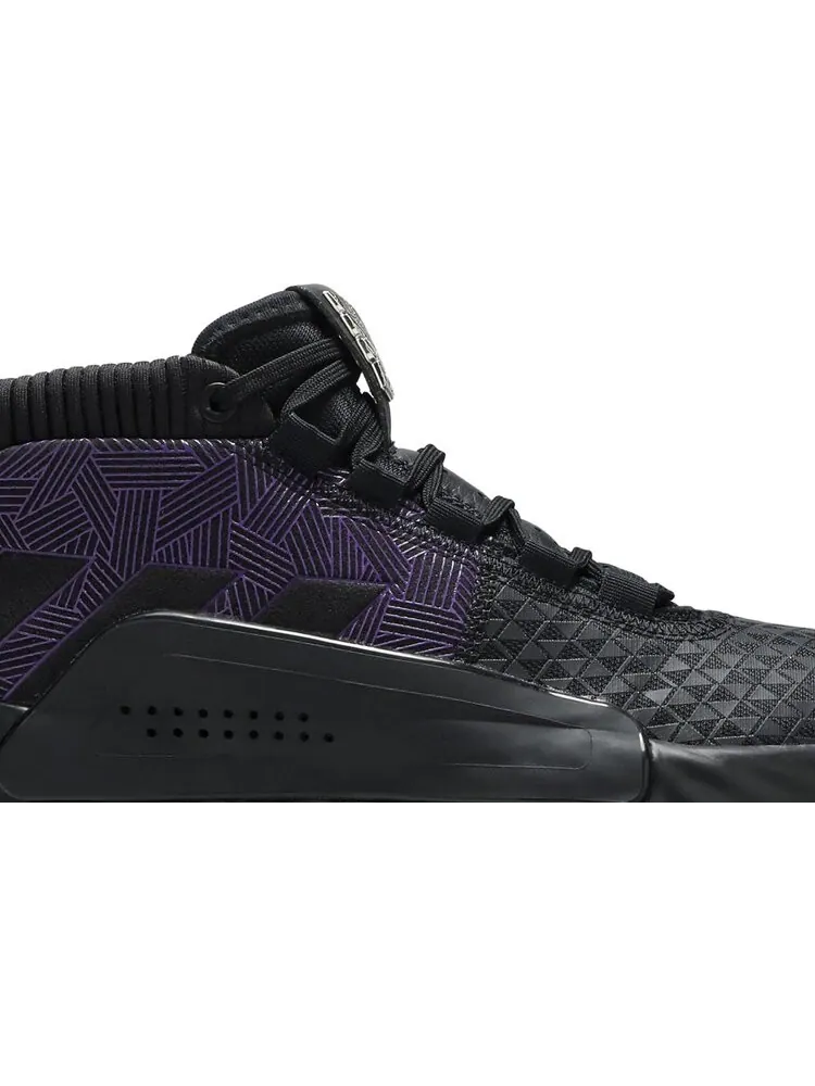 Кроссовки Adidas Marvel x Dame 5 'Heroes Among Us: Black Panther' — изображение 2 из 8, черный