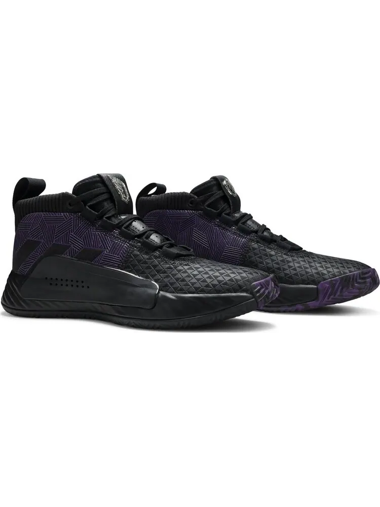 Кроссовки Adidas Marvel x Dame 5 'Heroes Among Us: Black Panther' — изображение 8 из 8, черный