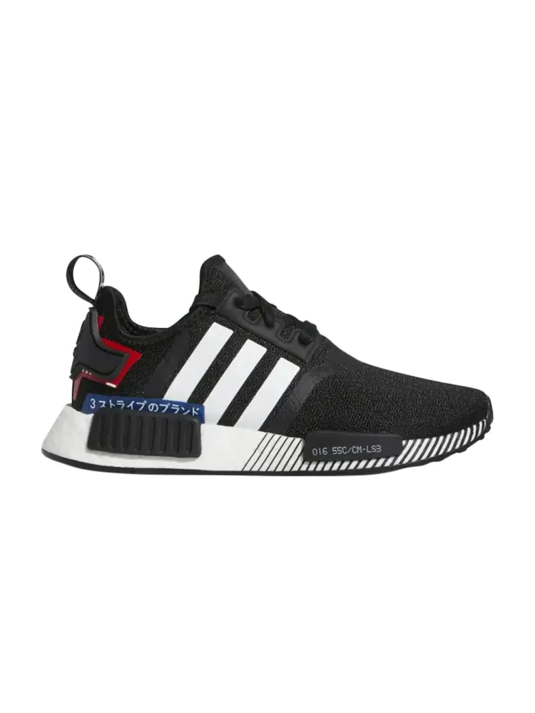 Кроссовки Adidas NMD_R1 J 'Japan Pack Black White' — изображение 1 из 1, черный