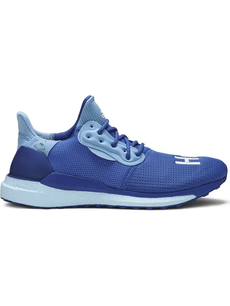 Кроссовки Adidas Pharrell x Solar Hu Glide 'Power Blue' — изображение 1 из 8, синий