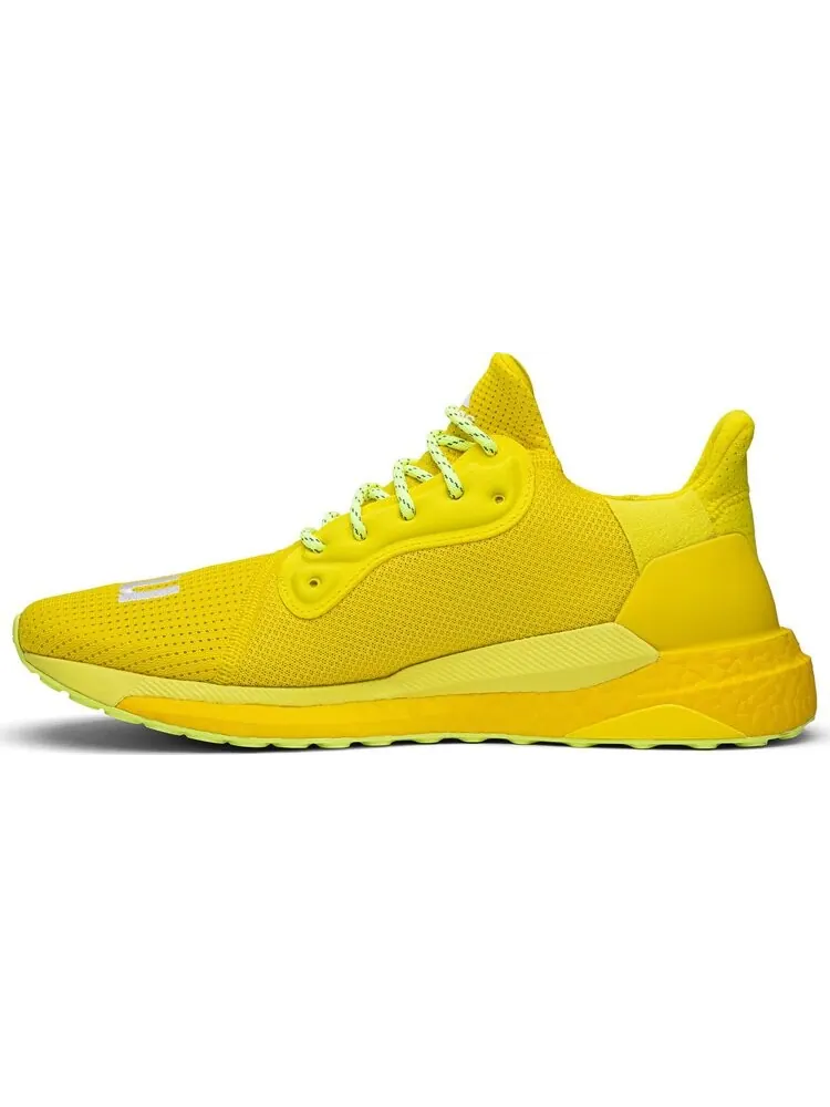 Кроссовки Adidas Pharrell x Solar Hu Glide 'Bright Yellow' — изображение 3 из 8, желтый