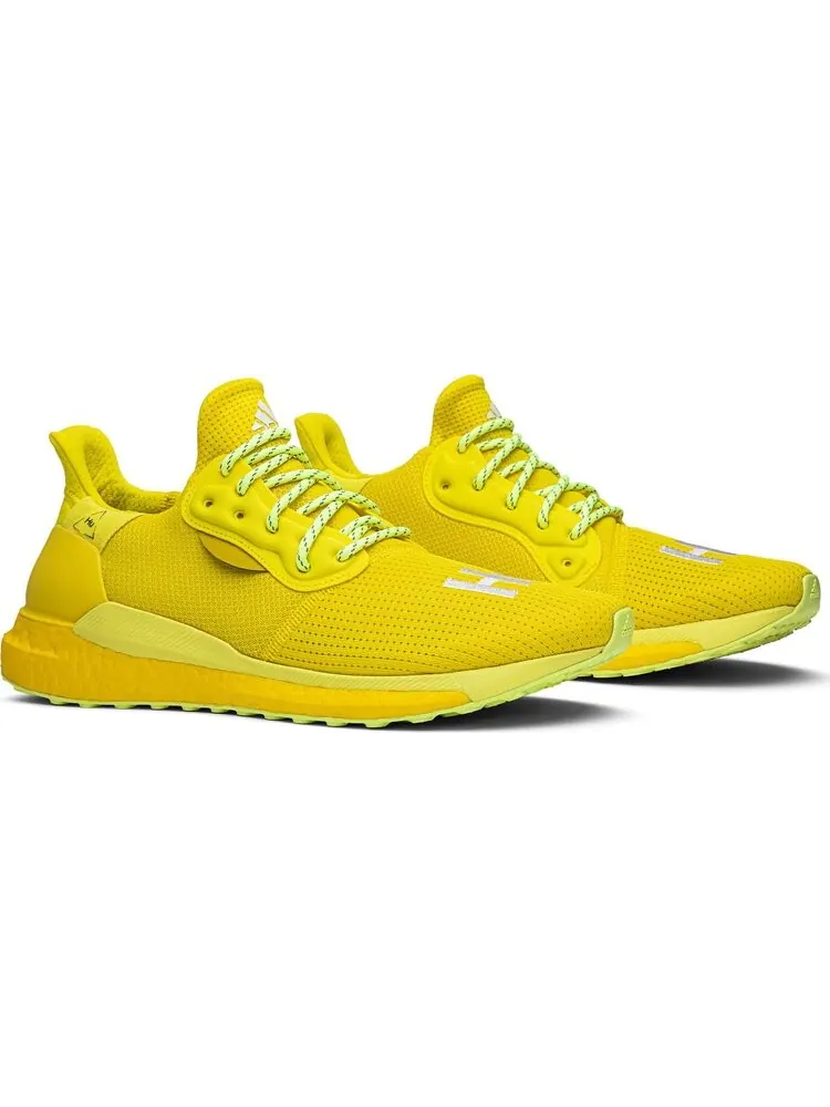 Кроссовки Adidas Pharrell x Solar Hu Glide 'Bright Yellow' — изображение 8 из 8, желтый