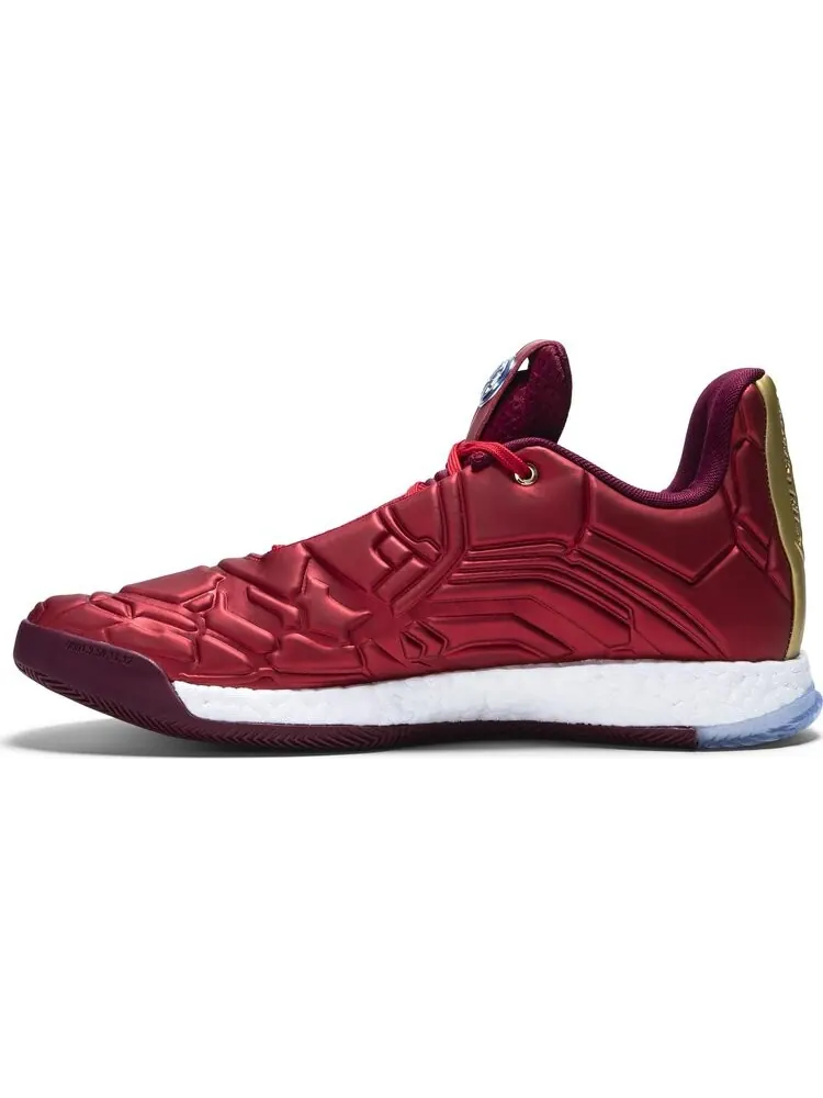 Мужские кроссовки Adidas Marvel x Harden Vol. 3 — изображение 3 из 8, красный/золотой